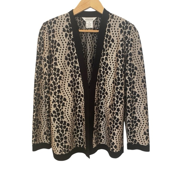 Exclusively Misook Womens Gray Cardigan - Picture 4 of 7